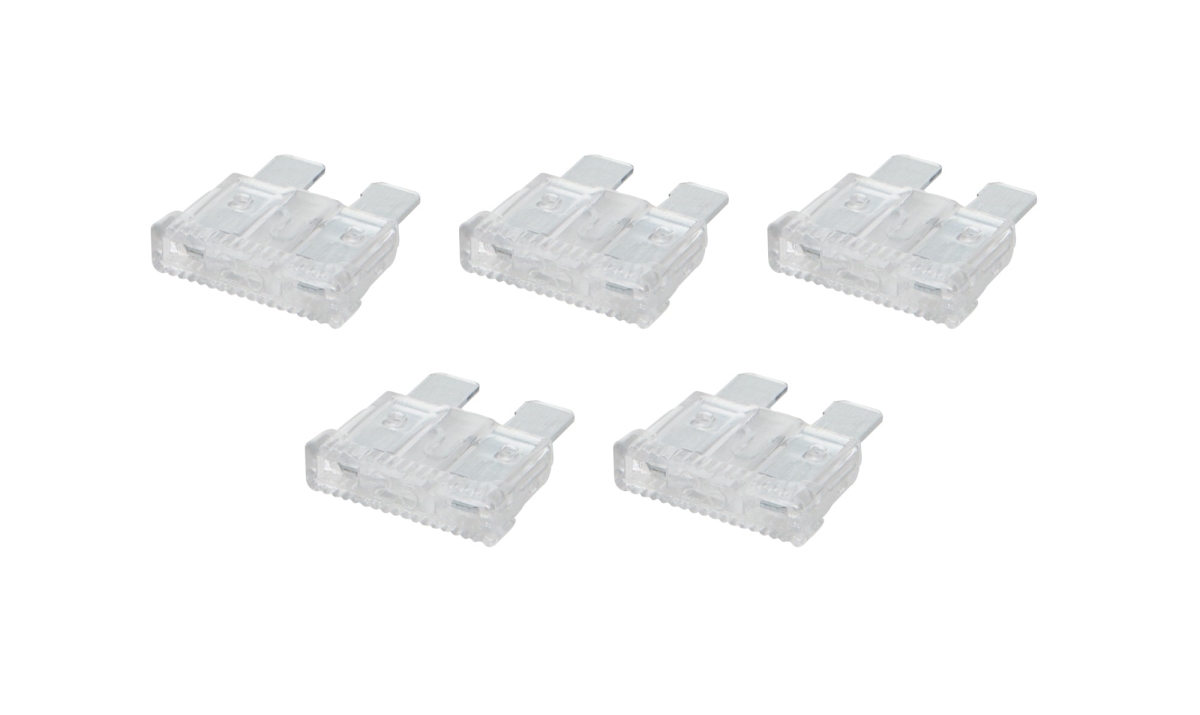 Picture of Allstar Performance ALL76368 25A Plastic ATC & ATO Fuse&#44; Clear - Pack of 5