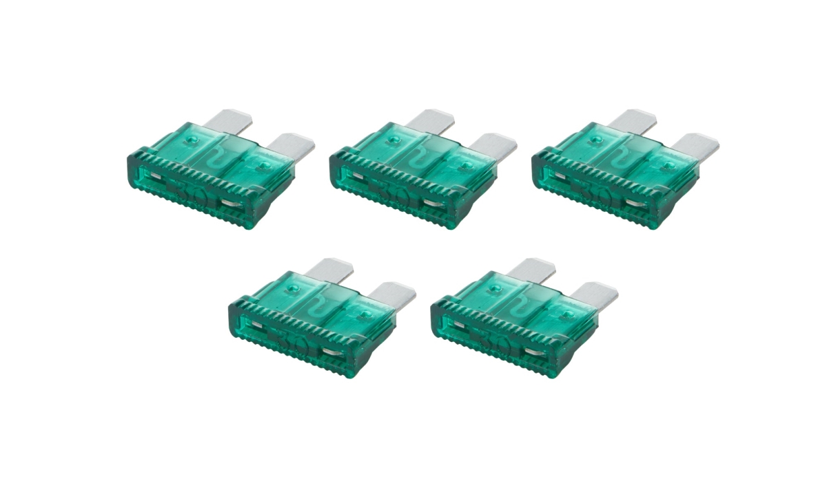 Picture of Allstar Performance ALL76369 30A Plastic ATC & ATO Fuse&#44; Green - Pack of 5