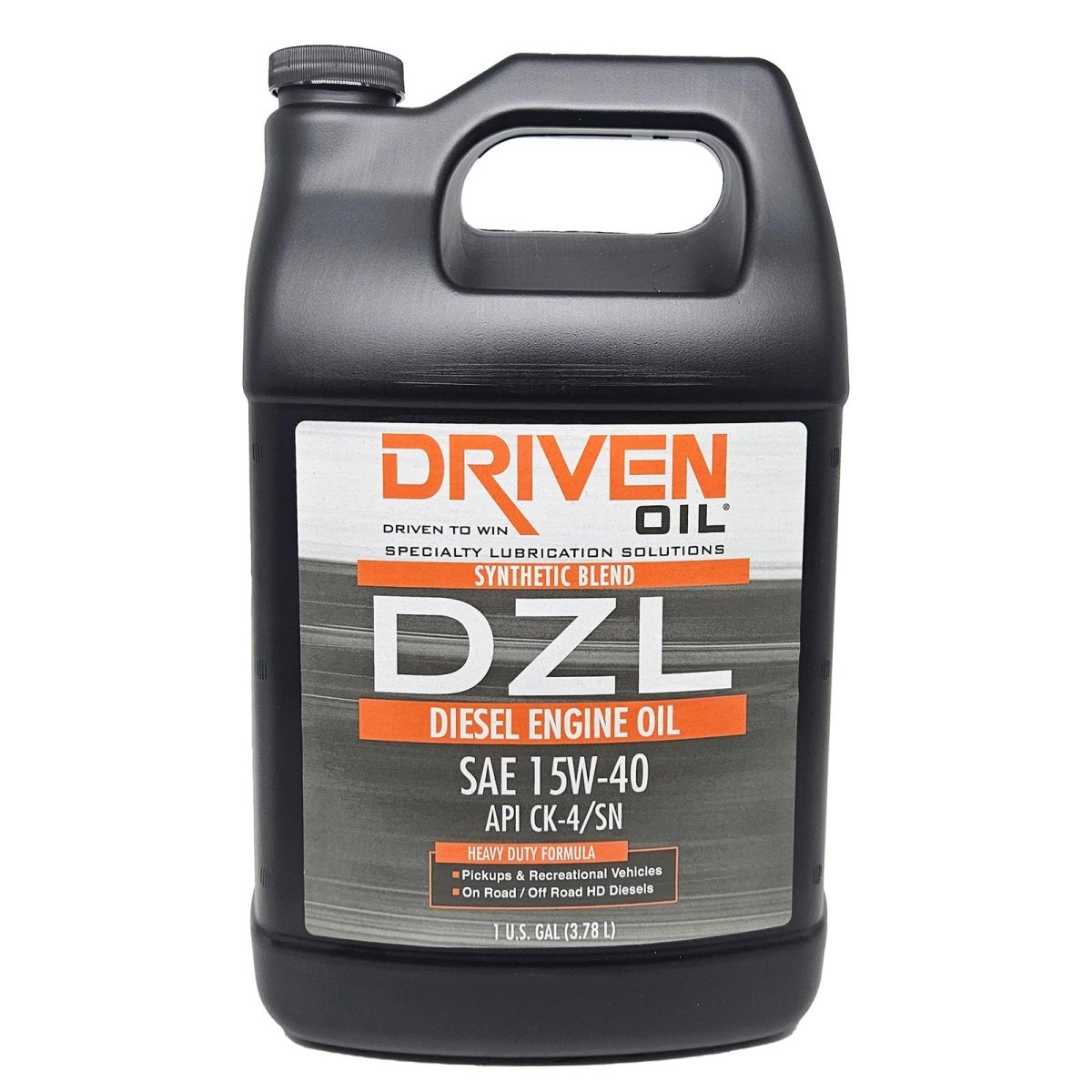 Picture of Driven Racing Oil JGP30408 1 gal DZL 15W-40 CK-4 Synthetic Blend Diesel Engine Oil