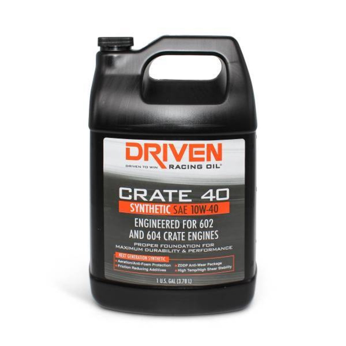 Picture of Driven Racing Oil JGP22408 Crate 40 10W40 Synthetic Motor Oil - 1 gal