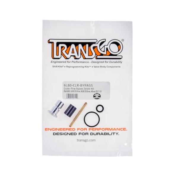 TGO6L80-CLR-BYPASS Transmission Rebuild Kit - Automatic - Cooler Flow Bypass Delete Kit for 2017-2019 GM 6L80 & 6L90