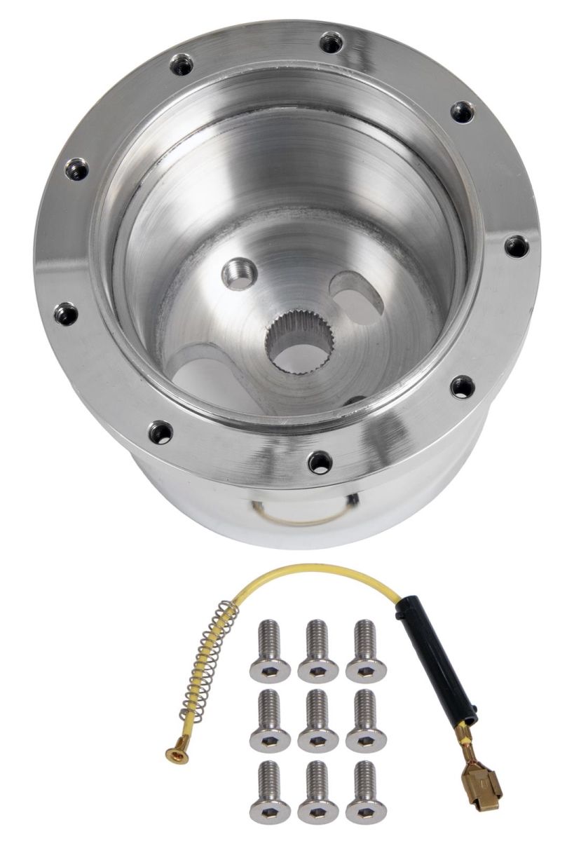 LECB-26448 Nine Bolt Steering Wheel Adapter for 1995-2000 GM, Polished