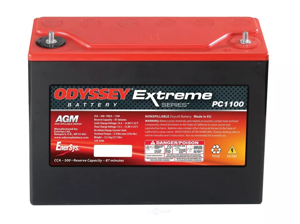 ODYODS-AGM40E 500CCA & 650CA M6 Stud Terminal Battery