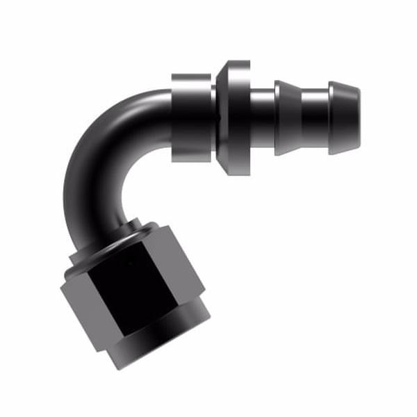 AERFCL1544 No.10 120 Deg Performance Reusable Hose Fittings Socketless - Black