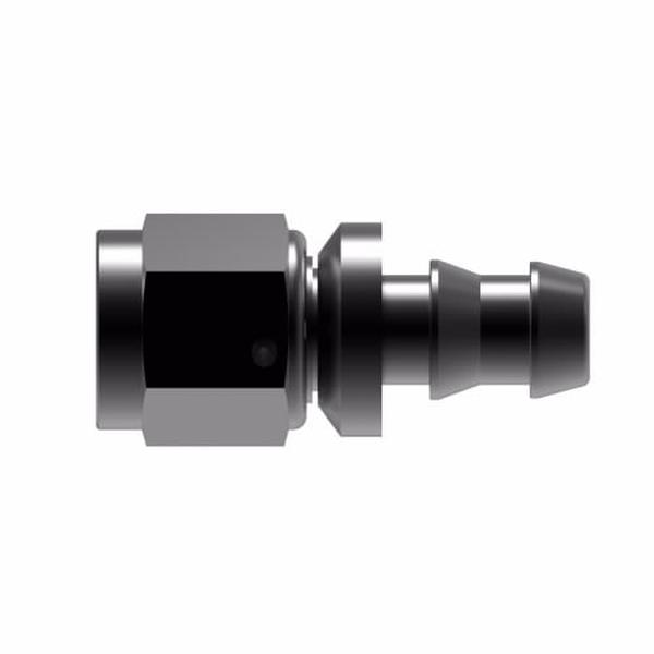 AERFCL1512 No.6 Straight Reusable Hose Fittings Socketless - Black