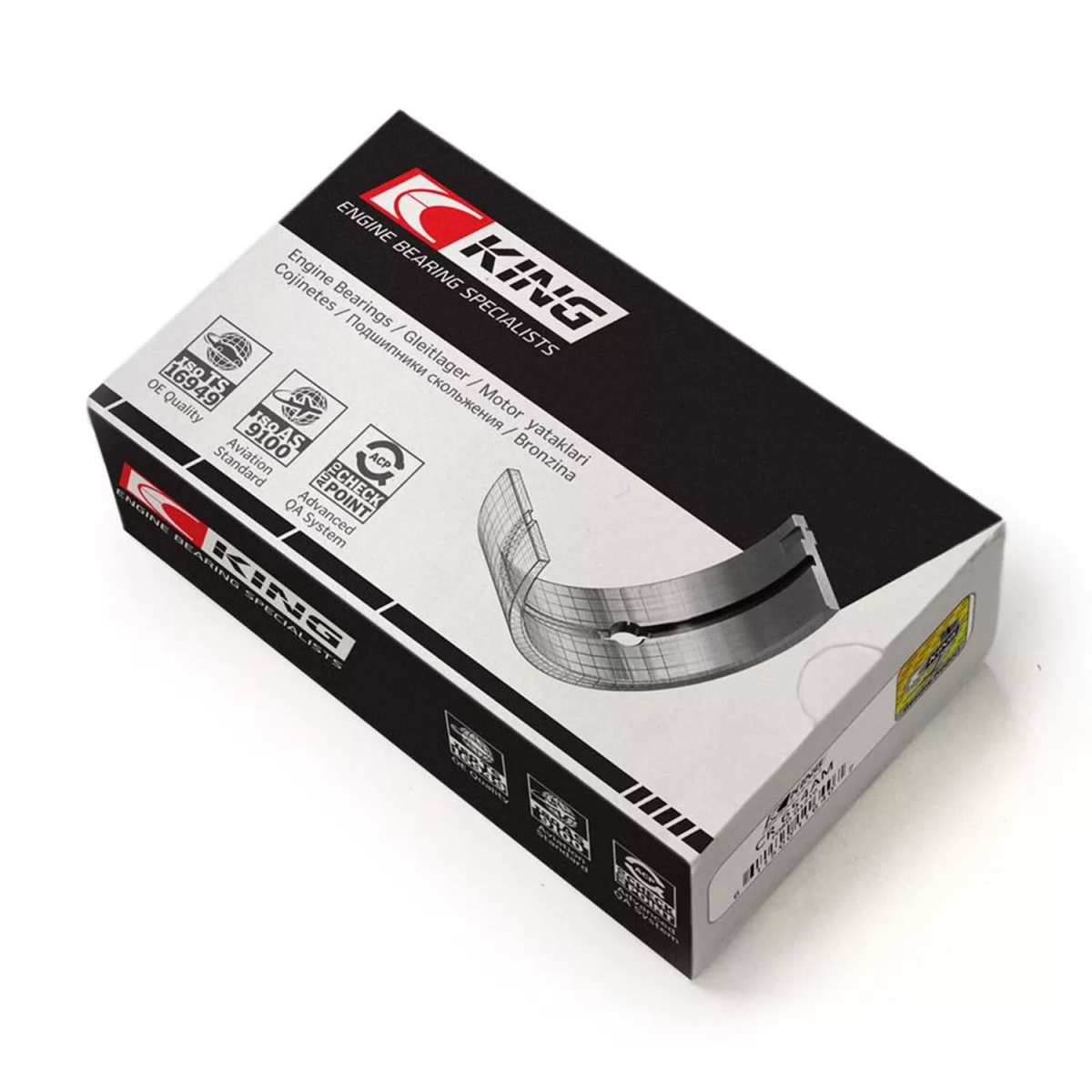 KEBMB556SI020 Main Bearing Set - BBC Gen 4 5 6 - 0.5 Groove