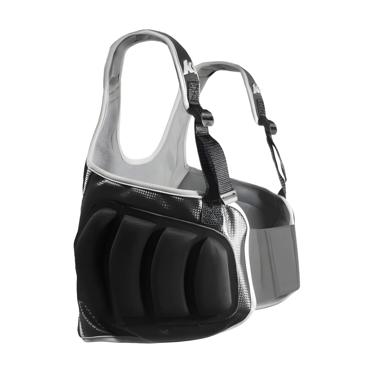 K1R16-PLV-N-L Pro-Lite Rib Protector for Adult, Black - Large