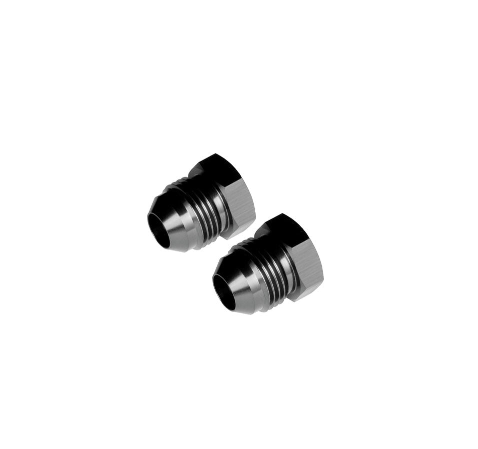 RHP806-03-2 3-AN Flare Plug, Black - Pack of 2