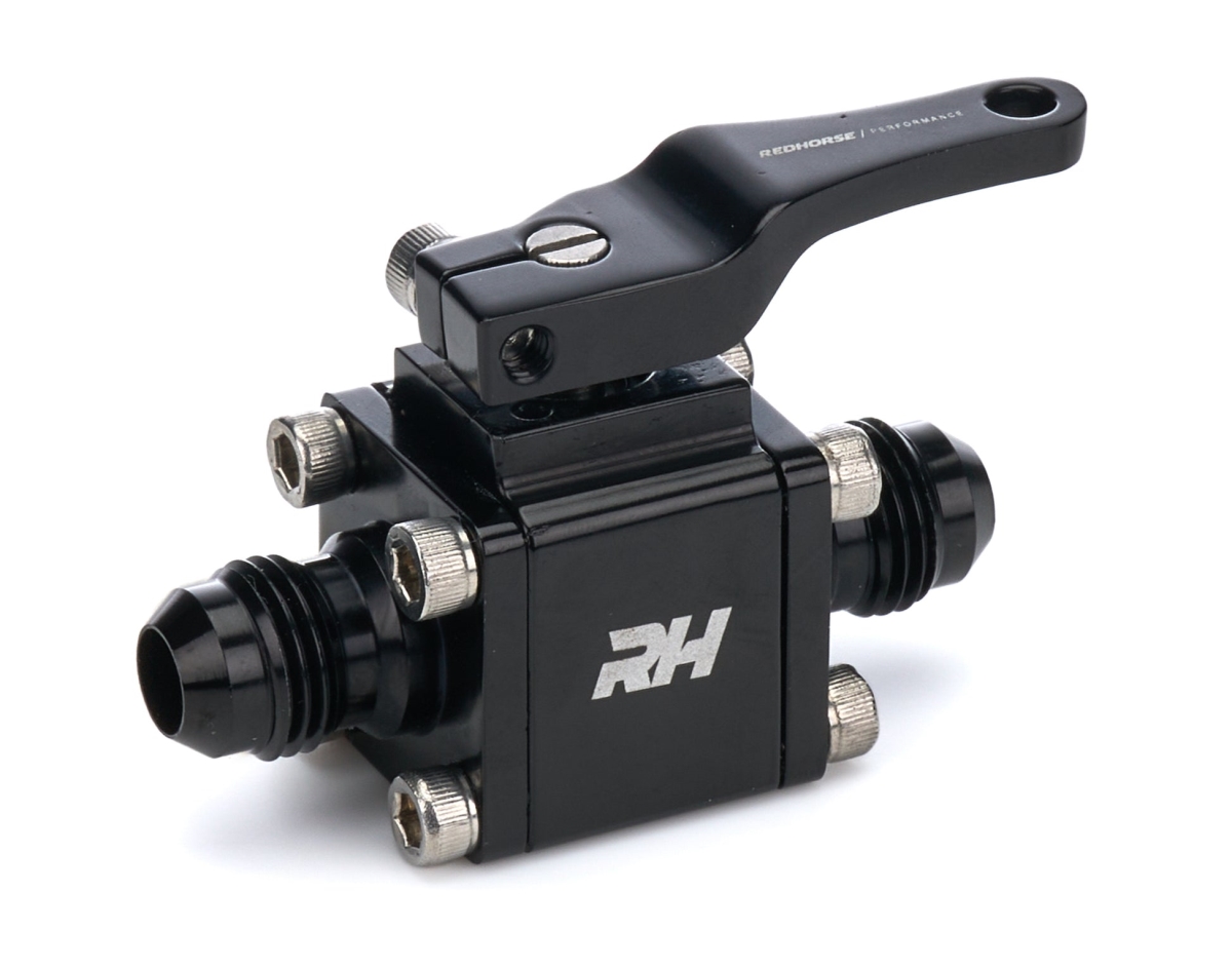RHP4675-06-06-2 6-AN Male Inlet & Outlet Inline Shut Off Valve