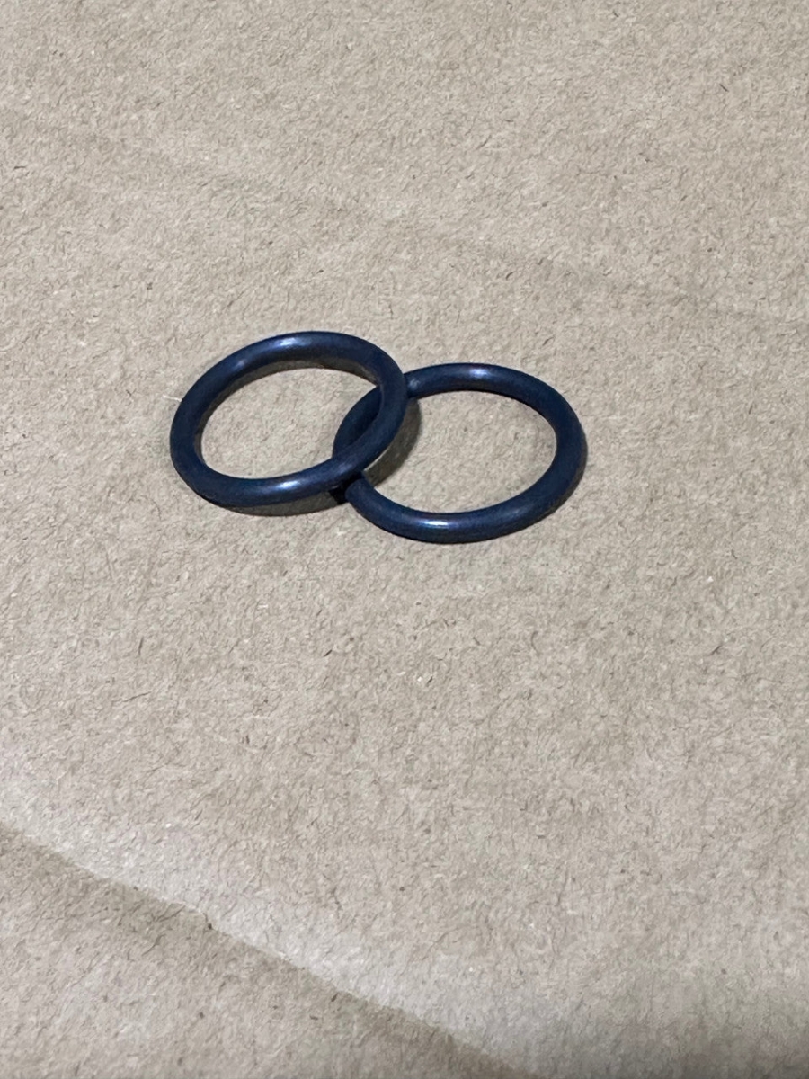 RHP720-10-01 10 Viton O-Ring Fitting, Black - Pack of 2