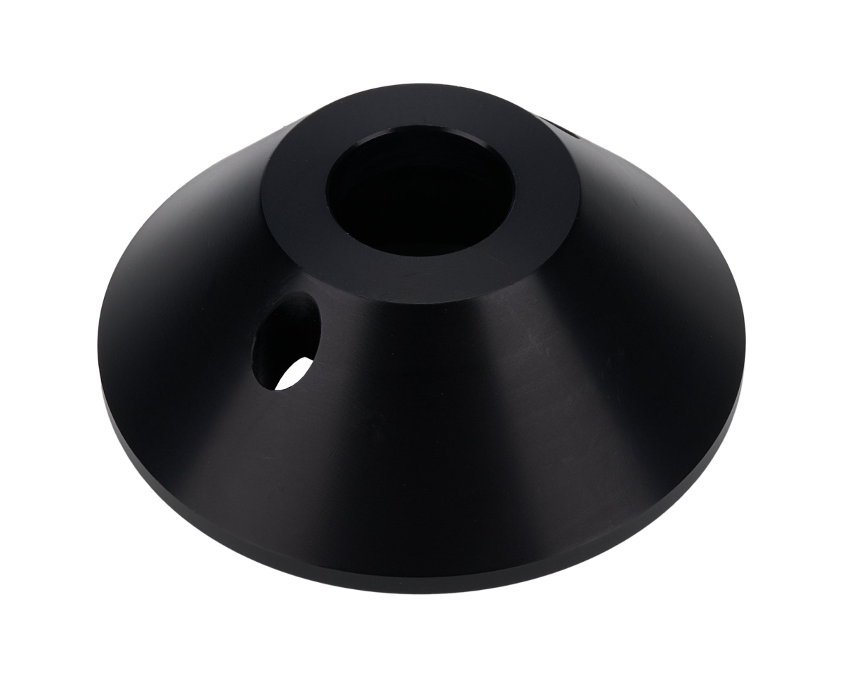 ALL64189 2.5-0.875 in. Aluminum Coil-Over Spring Seat, Black Anodized