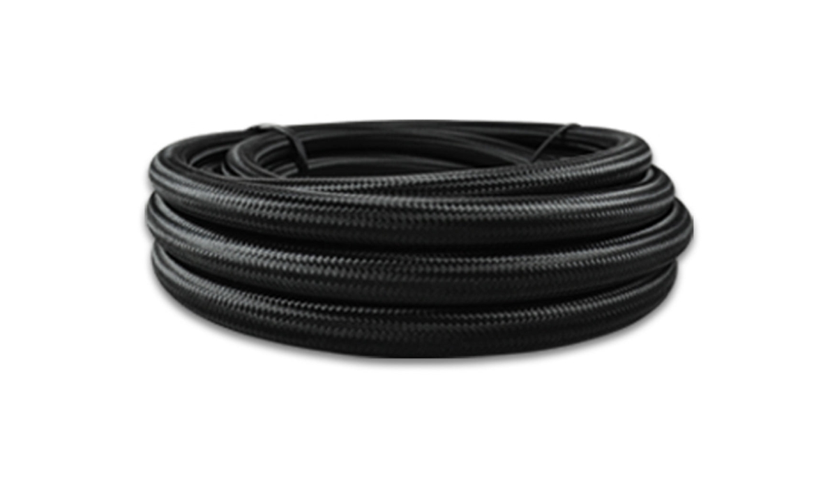 VIB18972 10 ft. Black Nylon Braided PTFE Flex Hose -12AN