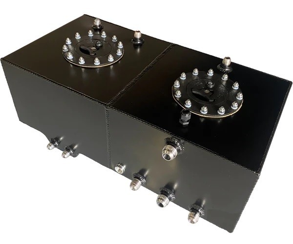 2050MD 5 gal Aluminum Fuel Tank with Cooler - Black