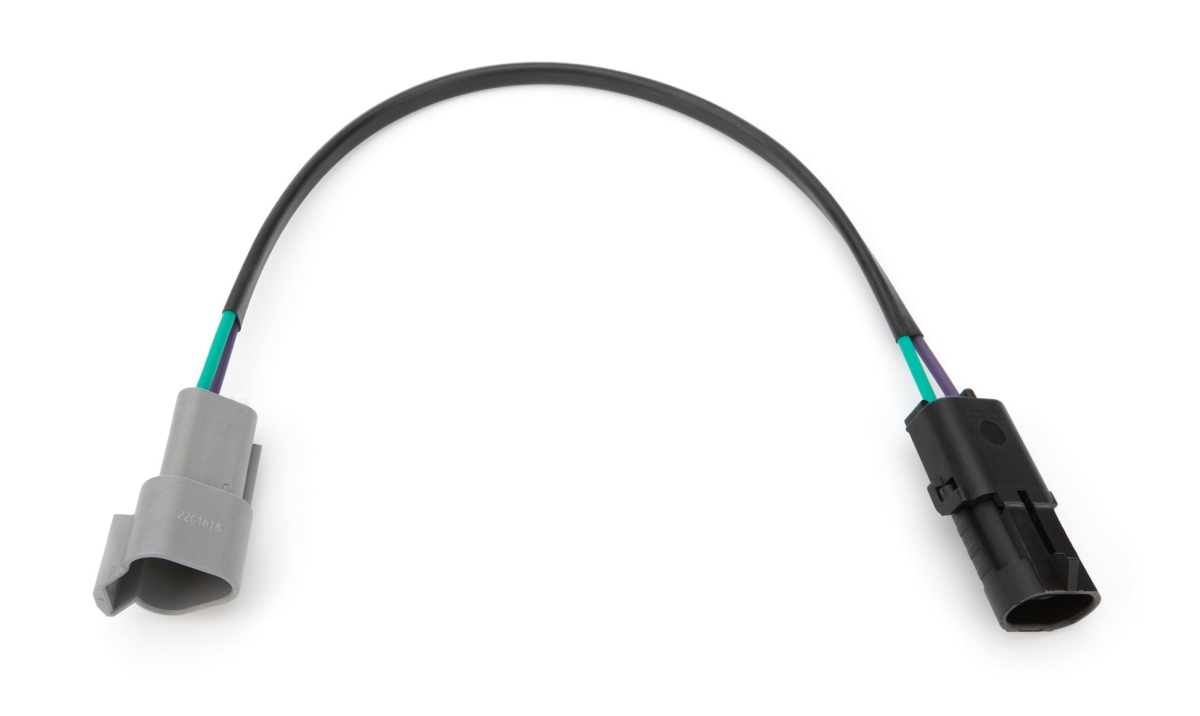 QRP50-2016 12 in. Long Ignition Wiring Harness Adapter with Deutsch Connector to Weatherpack