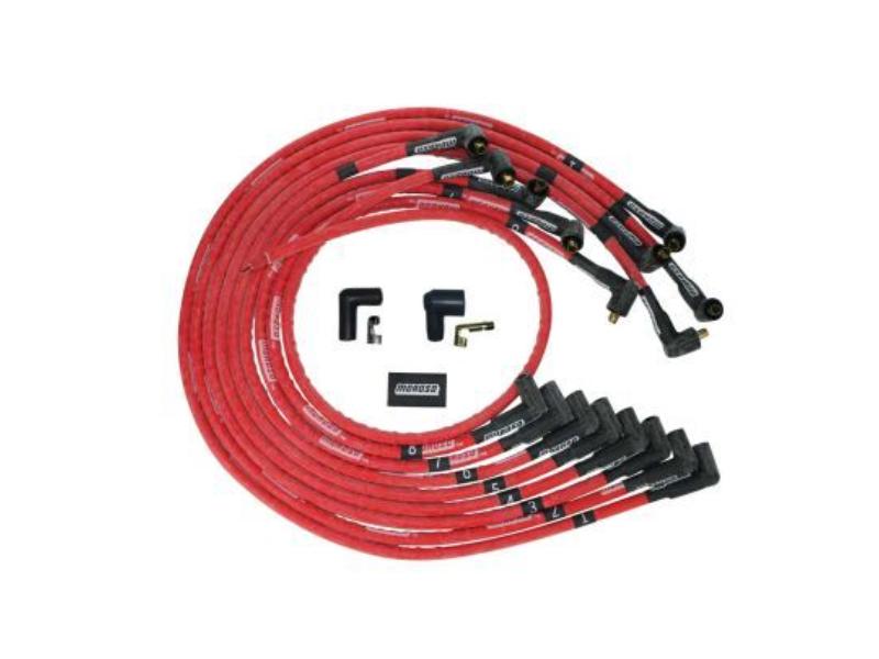 Moroso MOR52529 Ultra Plug Wire Set for Small Block Chevy Under VC, Red