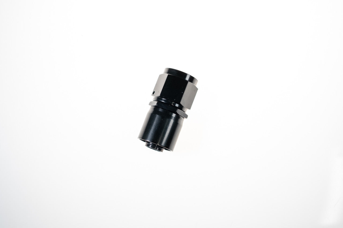 RHP7002-06-2 6AN Straight Crimp Hose End, Black