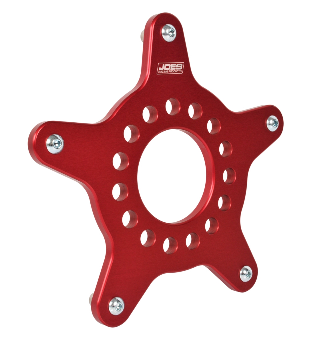 JOE29520 Wheel Adapter with Wide 5 to Tire Machine Dowel Pins - Red Anodized