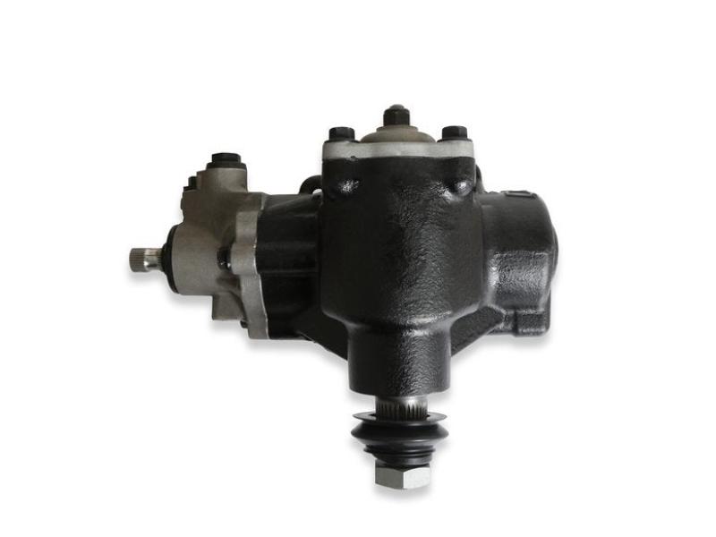 DSE090215DS 12.7-1 Ratio Power Delphi 600 Iron Steering Box for 1964-2004 Ford GM, Black Paint