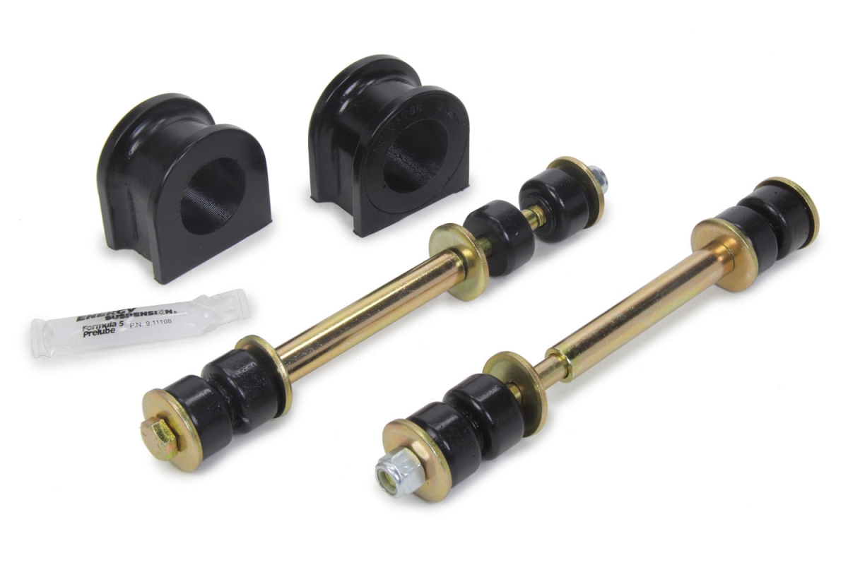 ENE3-5235G 34 mm Hyper-Flex Front Sway Bar Bushing Kit for 2007-2021 GM Full Size SUV & Truck - Black & Cadmium