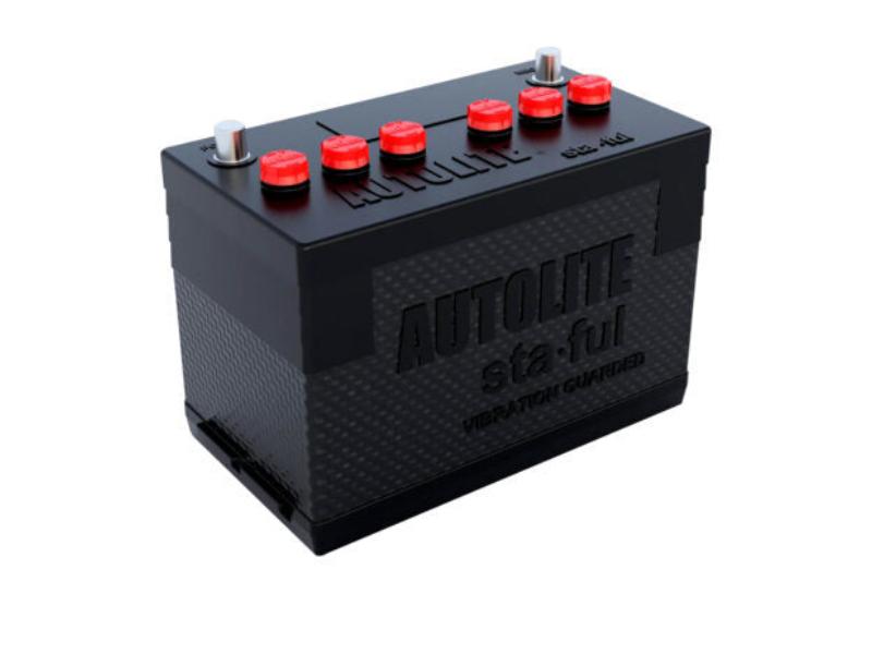 TRBBB-S27F 12V AGM 600 CA & 530 CCA & 72 RC Top Post Standard Terminal Battery for 1955-1973 Ford 600 CA
