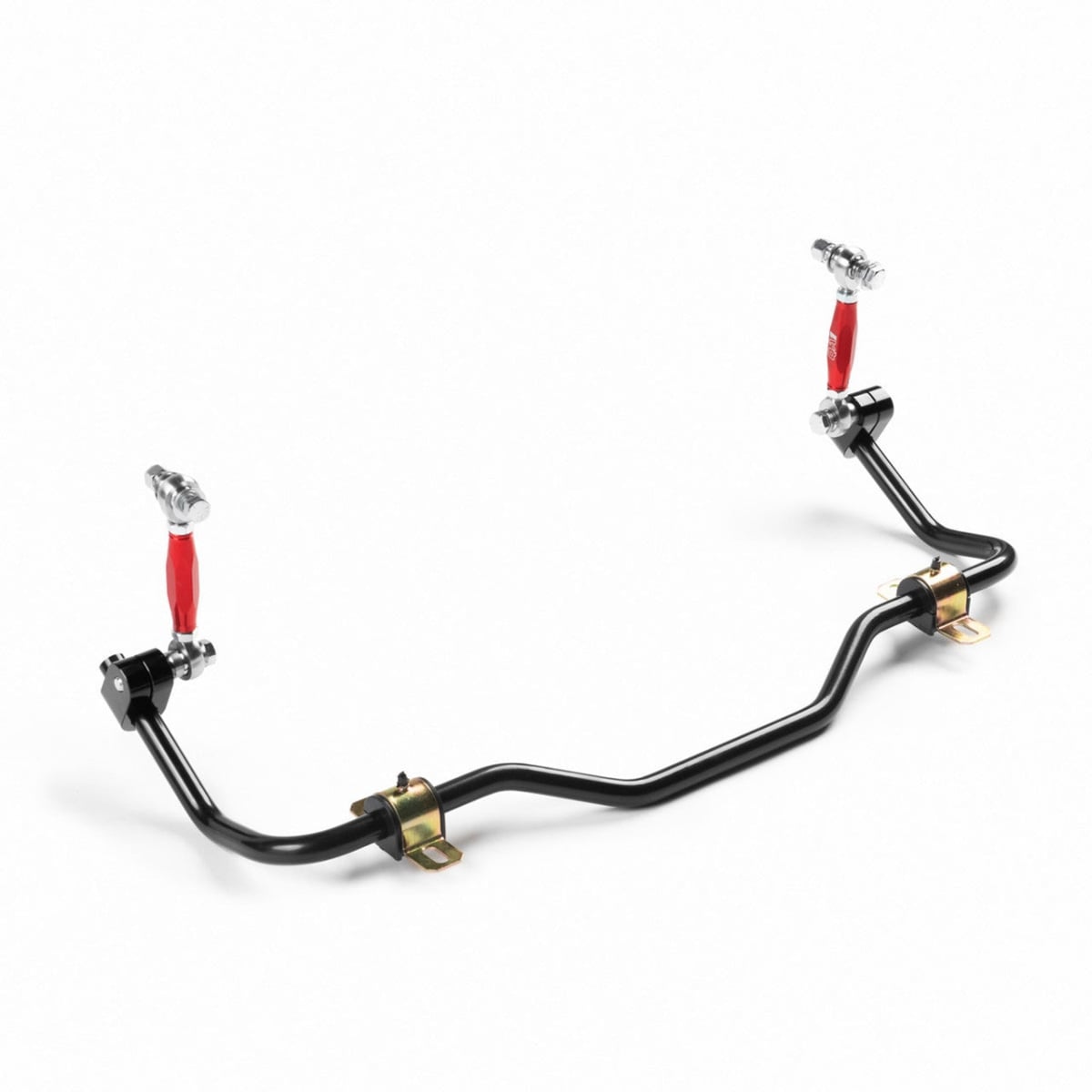 52828 0.875 in. Dia. Chromoly Rear Sway Bar Kit for 1970-1981 GM F-Body with 4-Link Rear Suspension - Black Powder Coat