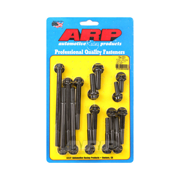154-3201 Timing Steel Cover & Water Pump Bolt Kit - Black Oxide
