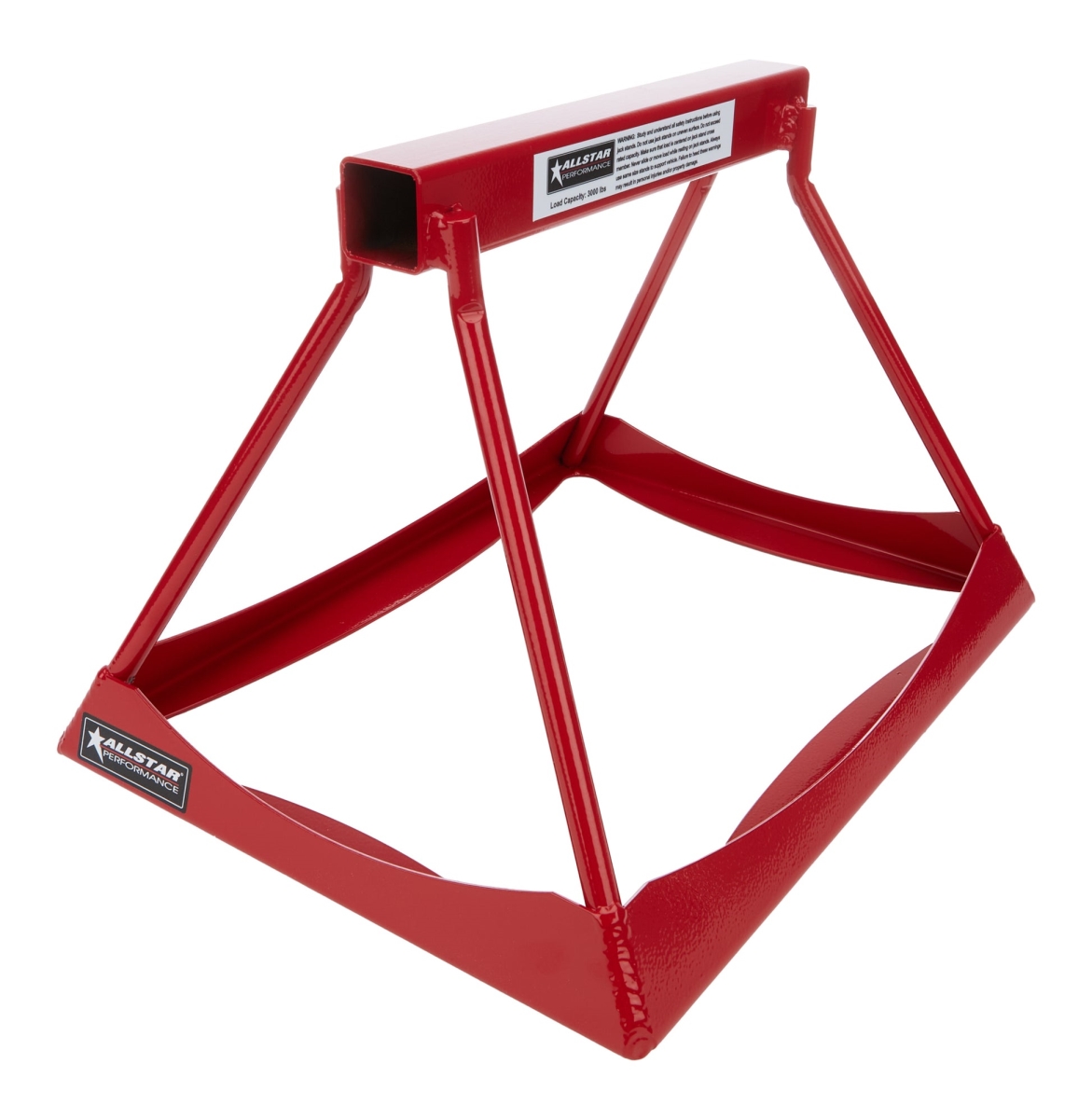 ALL10253 11 in. Steel Stackable Stand with 12 x 15 in. Base, Red