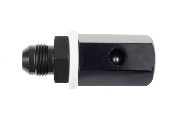 RHP566-10-2 10AN Male Roll Over Vent Valve - Black Anodized