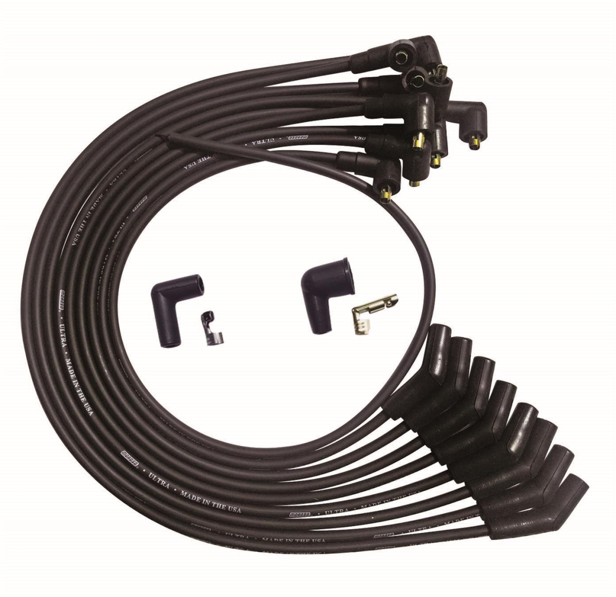 Moroso MOR51073 Ultra Plug Wire Set - SBF 351W - Black