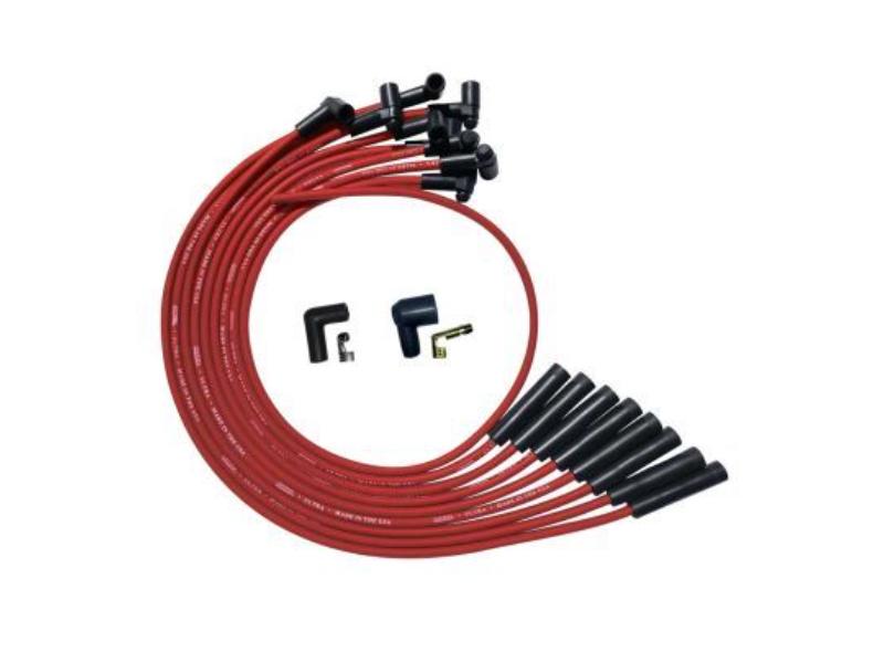 Moroso MOR52040 Ultra Plug Wire Set - Big Block Chevy Over VC, Red