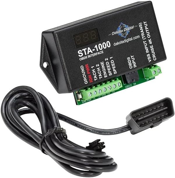 DDGSTA-1000 Speedometer & Tachometer Gauge OBD-II Interface
