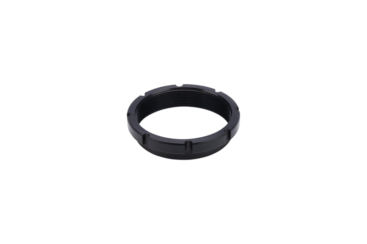 ALL99254 Air Jack Cylinder Aluminum Adjuster Nut with 37 mm x 1.5 in. Thread - Black Anodized