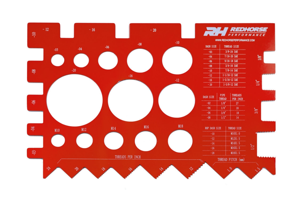RHP5611-3 5611 Series Steel Thread Checking Guide - Red Paint