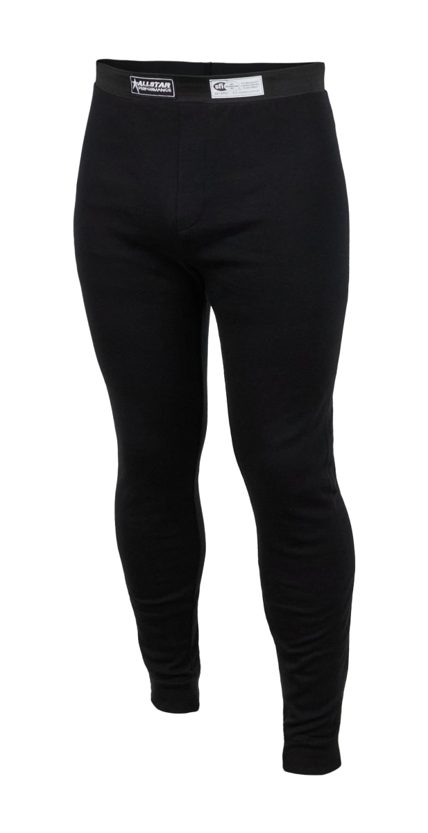 ALL926212 SFI 3.3 Fire Retardant Blend Underwear Bottom, Black - Medium