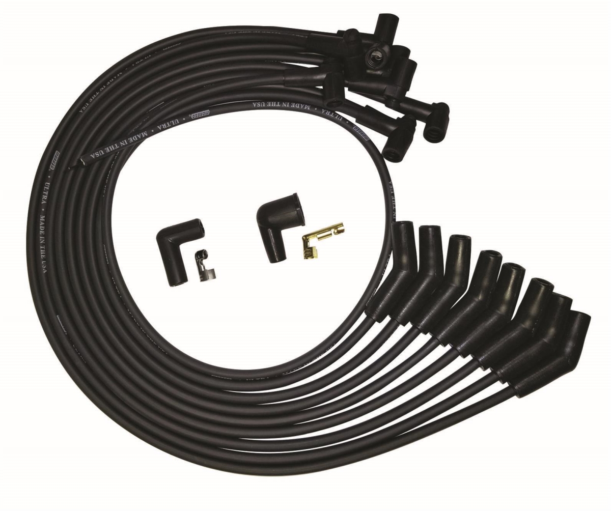 Moroso MOR51072 Ultra Plug Wire Set for SBF 351W, Black