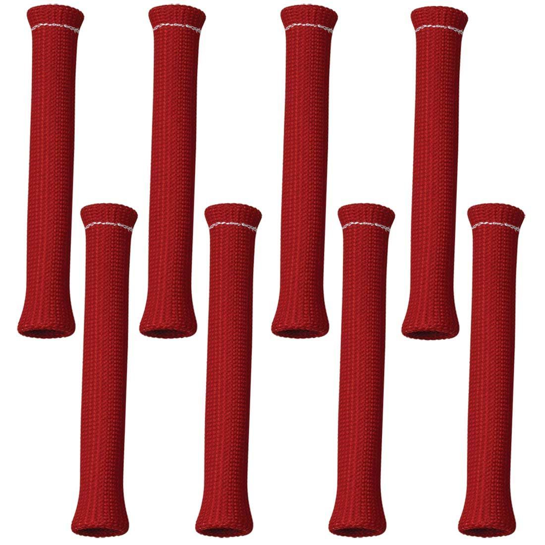 Moroso MOR71972 Protectors High Temperature Spark Plug Boot Sleeve with 0.75 in. ID & 7.5 in. Long, Red - Pack of 8