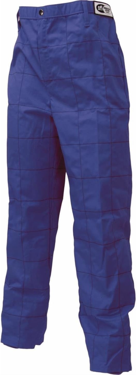 GFR4127CSMBU Youth GF125 Single Layer Fire Retardant Fabric Driving Pants, Blue - Small