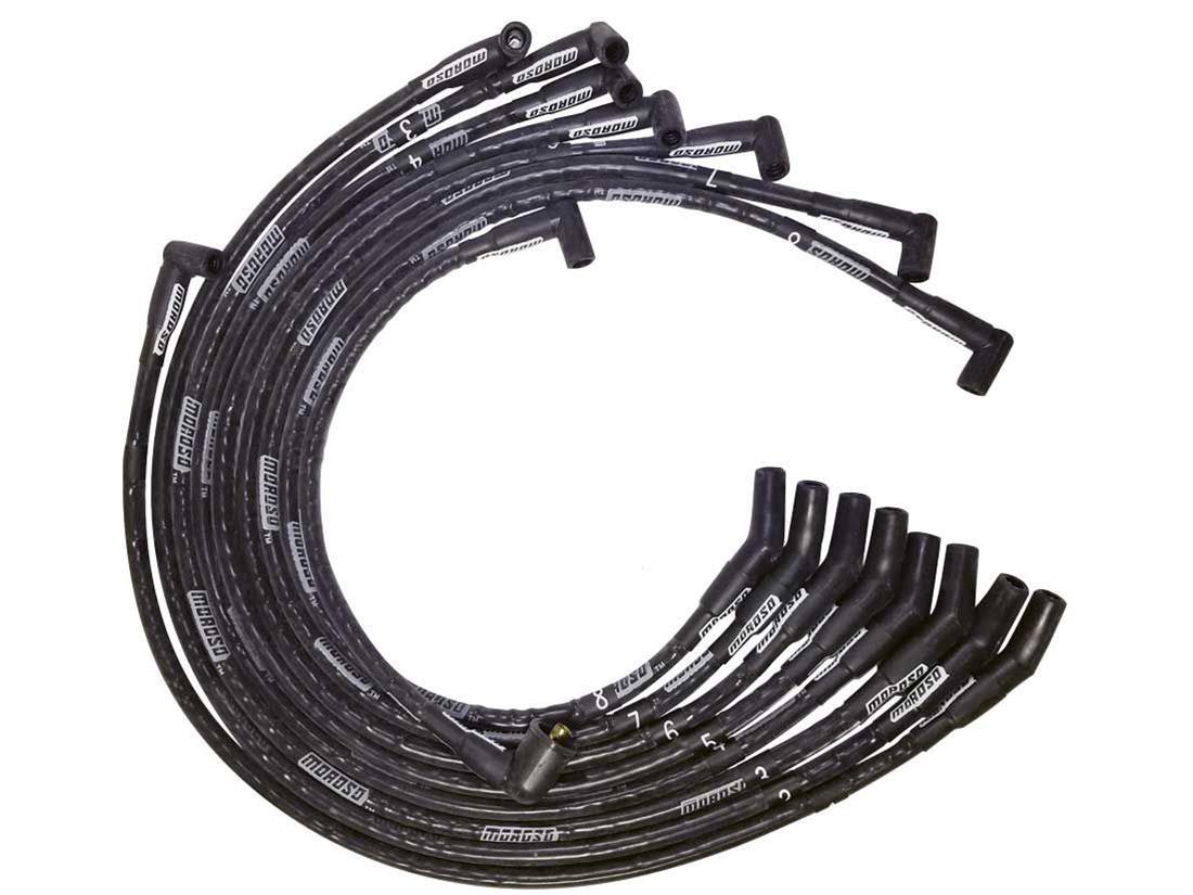 Moroso MOR51574 Ultra Plug Wire Set - BBF, Black