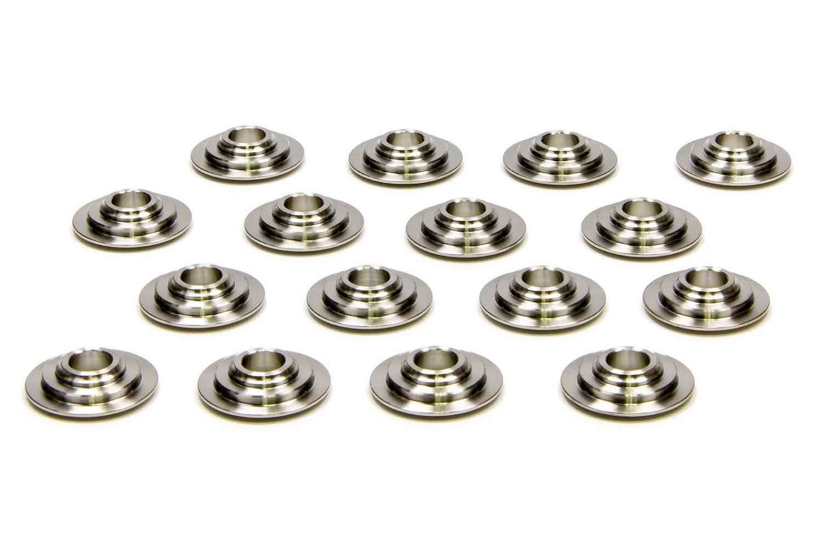 PACPAC-R455-16 0.920 in. & 0.650 in. OD Steps 400 Series 7 Deg Valve Spring Retainer for GM LS-Series - Titanium
