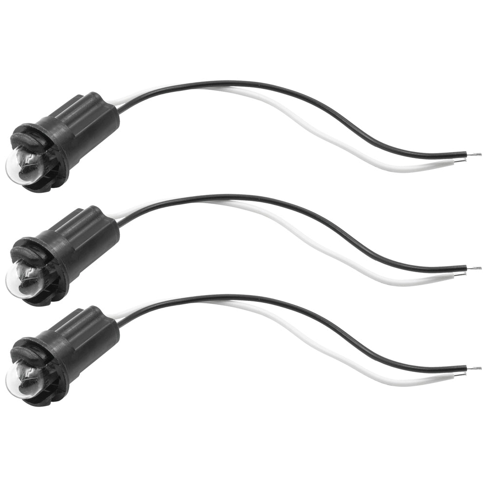 Equus EQUE9904 Push-In Light Bulb & Socket Assembly - Pack of 3