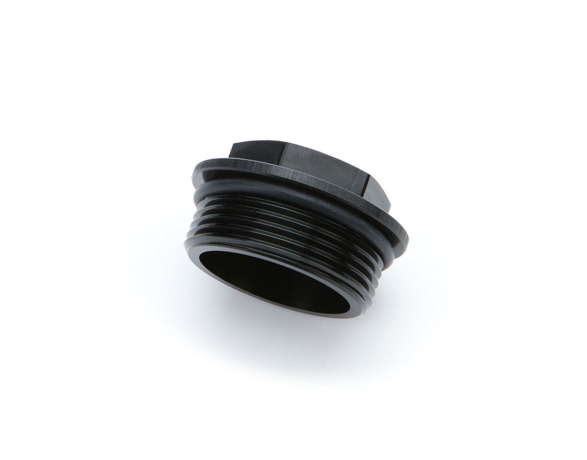 AFS15766 20AN O-Ring Hex Head Aluminum Fitting Plug - Black Anodized
