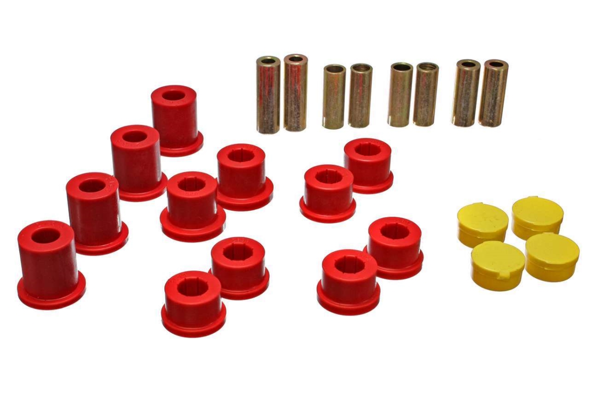 ENE11-3105R Front Polyurethane Control Arm Bushing for 1990-1997 Mazda Miata, Red