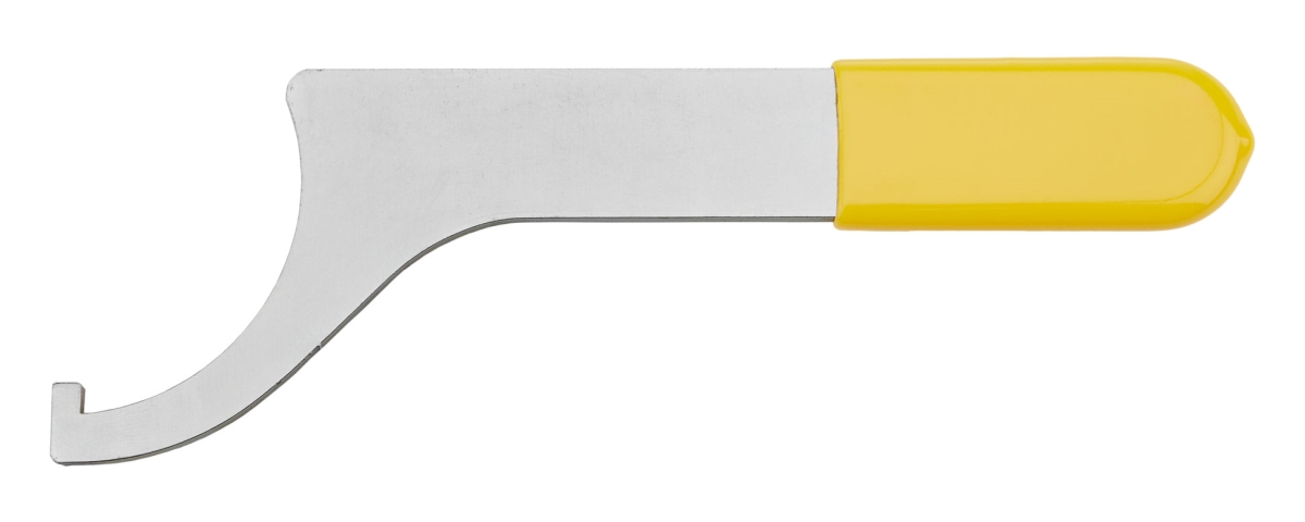 ALL64290 Steel Spanner Wrench with Threaded Bump Washer - Zinc Plated