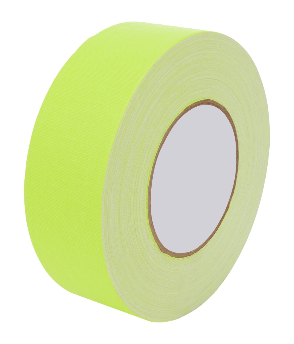 ALL14268 2 in. x 150 ft. Gaffers Tape, Fluorescent Yellow