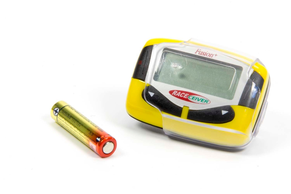 RCVCFUS16 Fusion Plus Plastic Radio Receiver with LCD Screen - Yellow