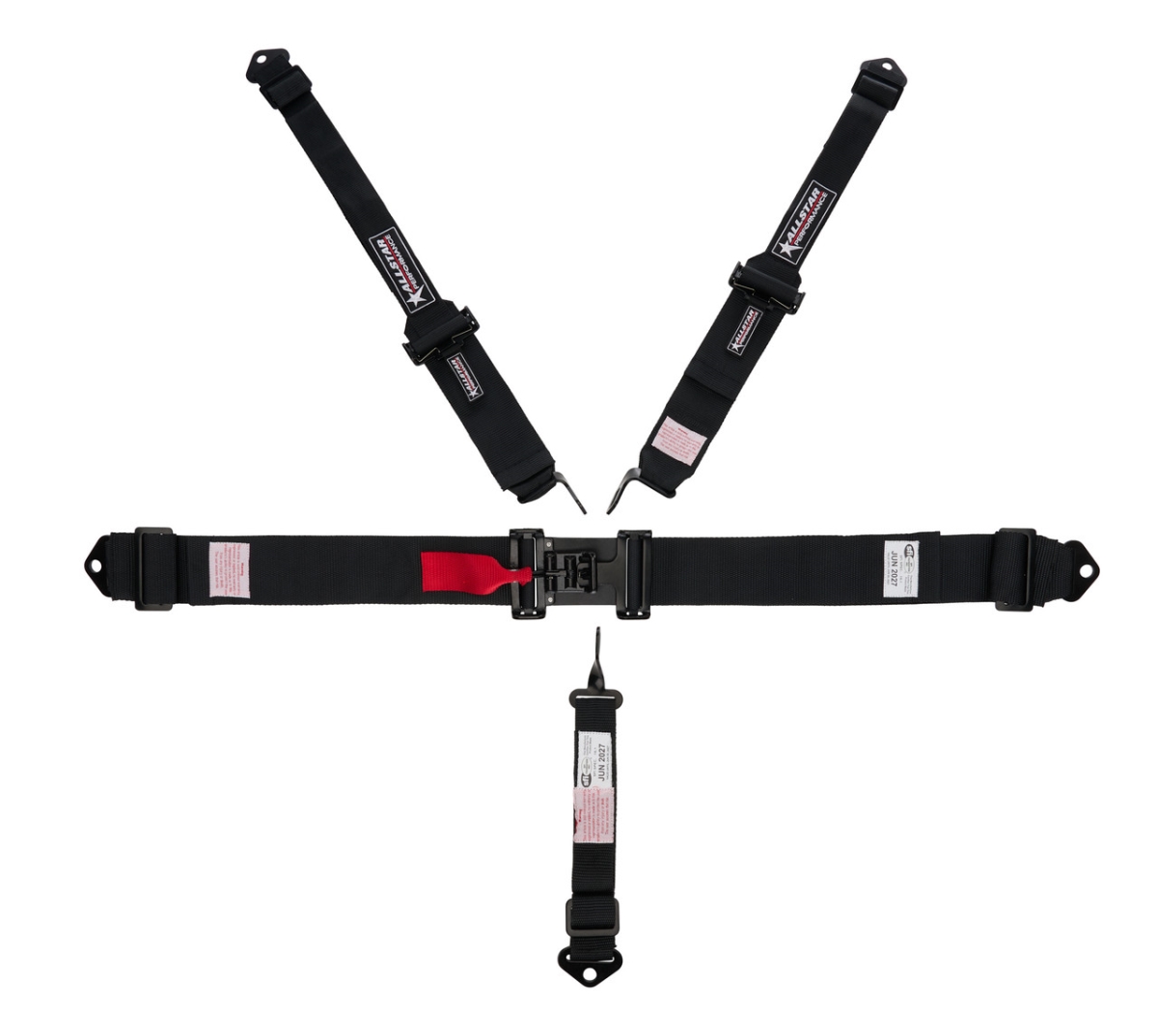 ALL951151 5 Point Harness Latch & Link 3 in. Belts with 2 in. Shoulder