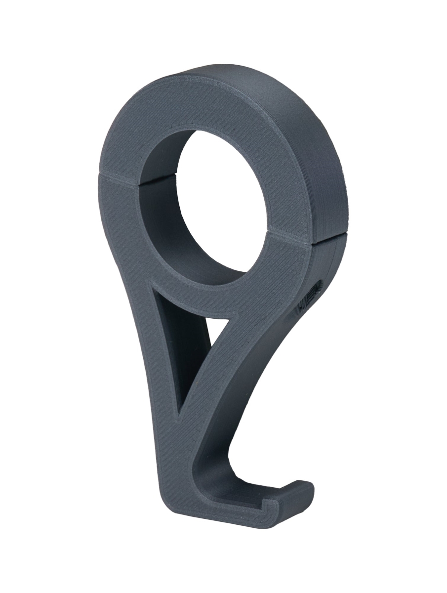 ALL10352 Helmet Hook, Black - 1.75 in.