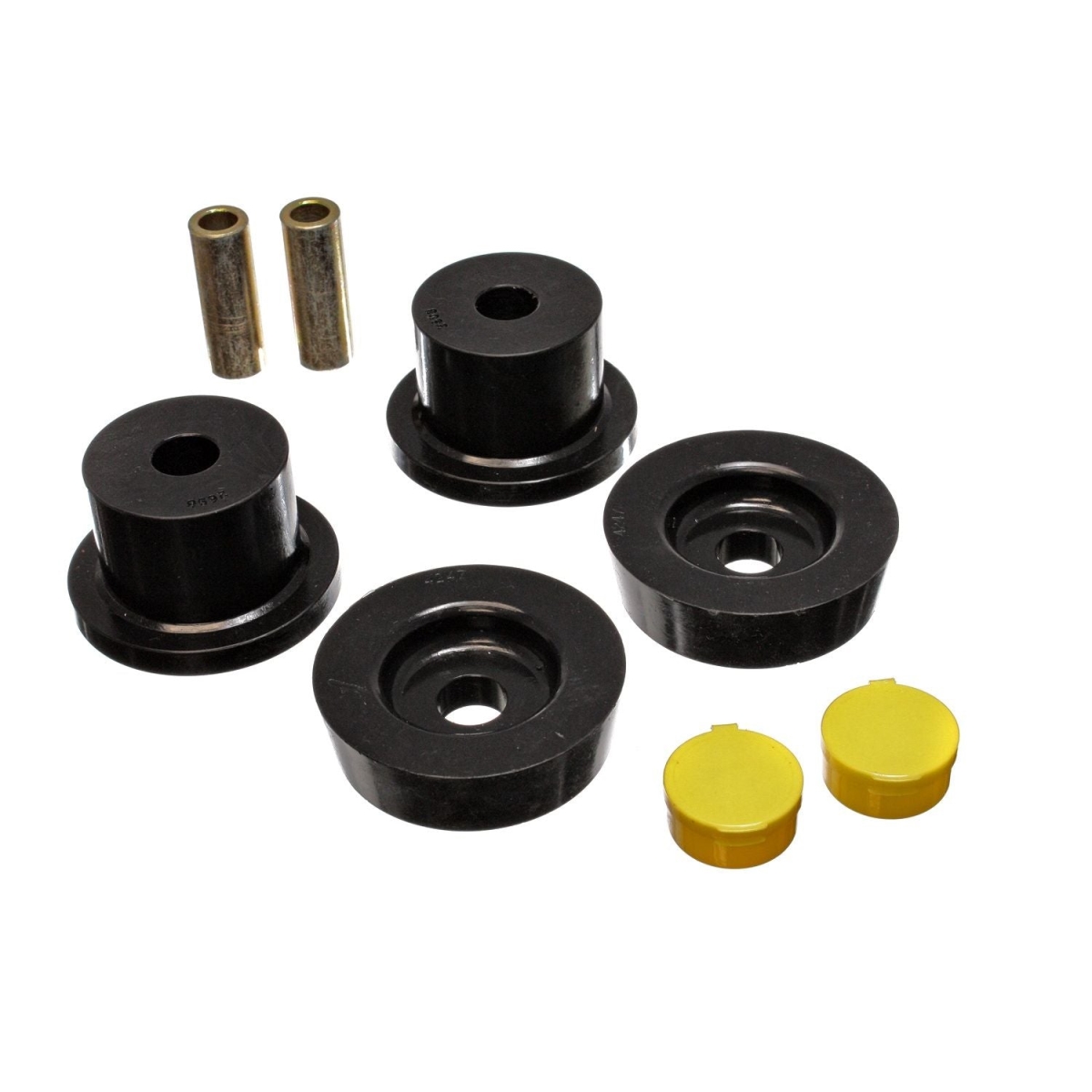 Differential Carrier Bushing, Black; Polyurethane; Set of 2