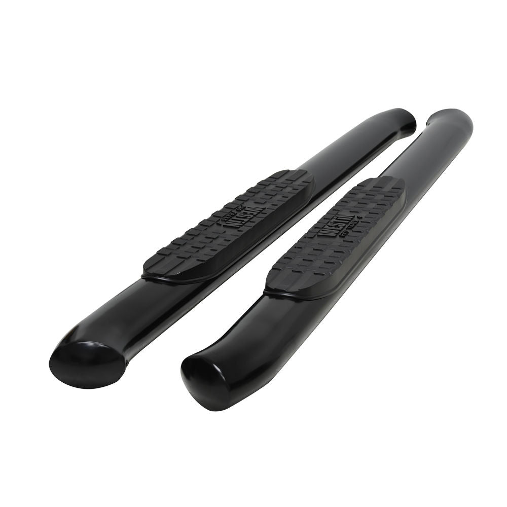 WES21-24115 Pro TRAXX 4 Oval Series Nerf Step Bars for 2019-2021 GM Full Size Truck - Black Powder Coat