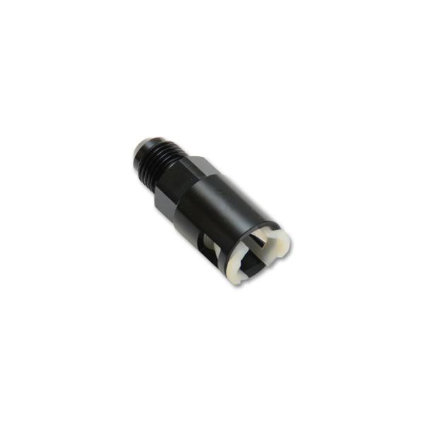 VIB16887 Quick Disconnect EFI Adapter Fitting -8AN, Black Anodized